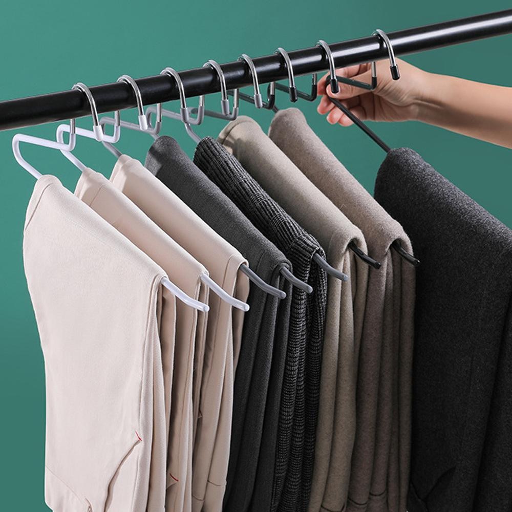 GHBathroom_Mall SAKU ไม้แขวนกางเกง รุ่น VY01-BK ขนาด 13x35xx0.3ซม. สีดำ แพ็ค 3 ชิ้น ร้านค้าเเนะนำ ราคา 59 บาท*ส่งฟรี