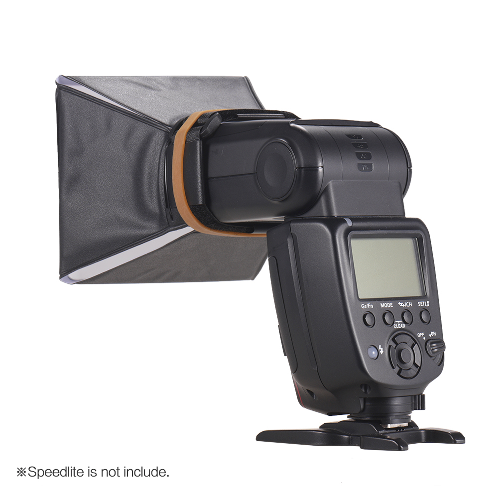 Xixian Nhiếp ảnh di động Tản sáng Flash mini Bộ tấm phản quang cho EOS Nikon Olympus Pentax Sigma DSLR Speedlite Flash