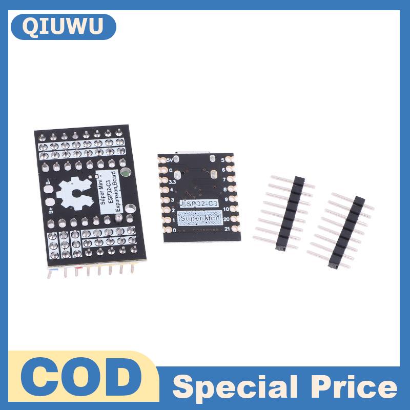 QIUWU บอร์ดพัฒนา ESP32-C3บอร์ด ESP32-C3 ESP32-S3บอร์ด ESP32-C6 ESP32-H2 ESP32C3บลูทูธ supermini C3 ESP32 ราคา 69 บาท*ส่งฟรี