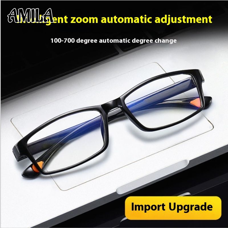 AMILA Smart Auto-Focus Reading Glasses with Anti-Blue Light Protection ราคา 11 บาท*ส่งฟรี