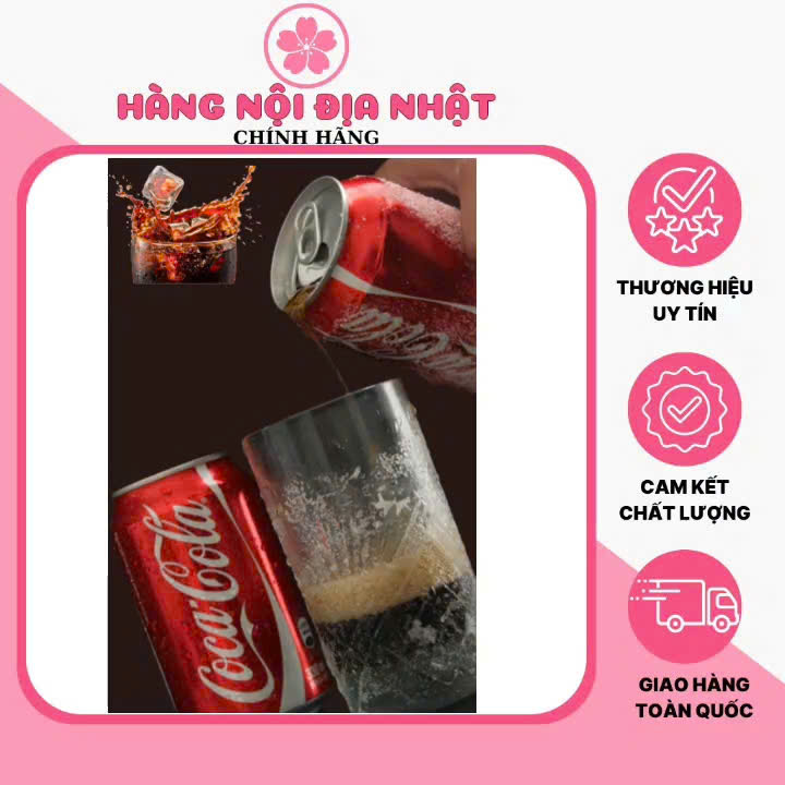 NƯỚC NGỌT GIẢI KHÁT COCA COLA NỘI ĐỊA NHẬT 160ML LON