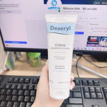 Kem dưỡng da chống nẻ chàm dexeryl Glycerol Vaseline Paraffine creme 250g Pháp