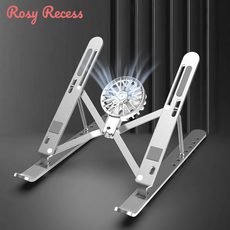 Rosy Recess Laptop stand cooling fan, detachable and suitable for N3N8 and other laptop stands ราคา 90 บาท*ส่งฟรี