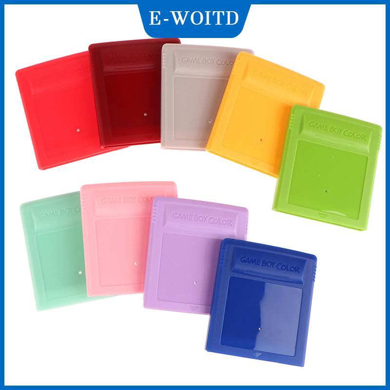 【E-WOITD】 สำหรับ gameboy สี GBC สำหรับ GBC GB GBP GBA SP กรอบการ์ดเกมเปลี่ยนเคสตลับเกมพร้อมโลโก้ ราคา  42 บาท*ส่งฟรี