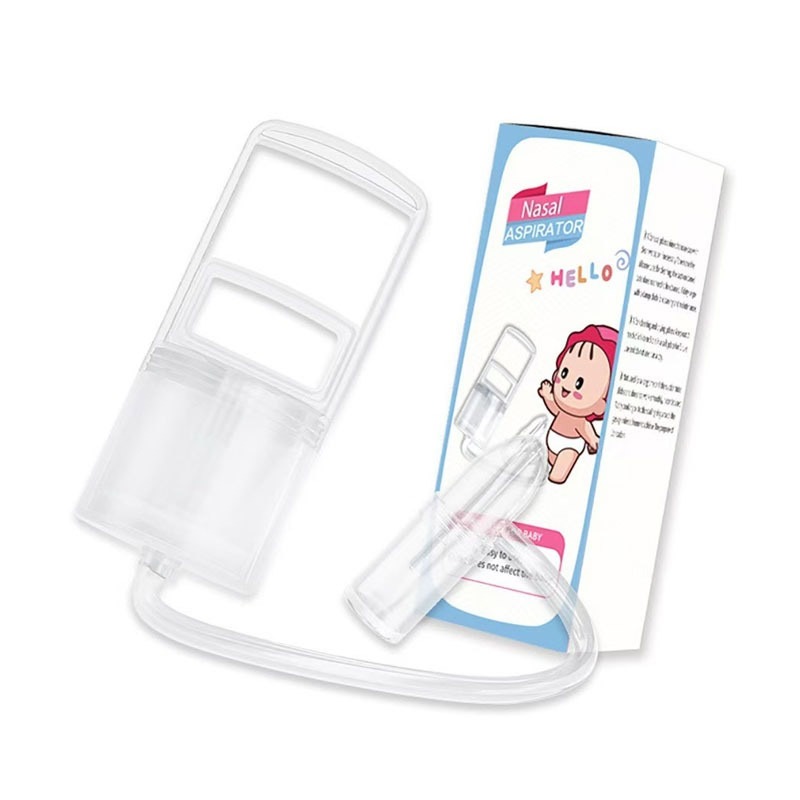 SKISOPGO Baby Nasal Aspirator Manual Nose Suction Nose Cleaner Booger Remover Penyedut Hingus Anti-reflux