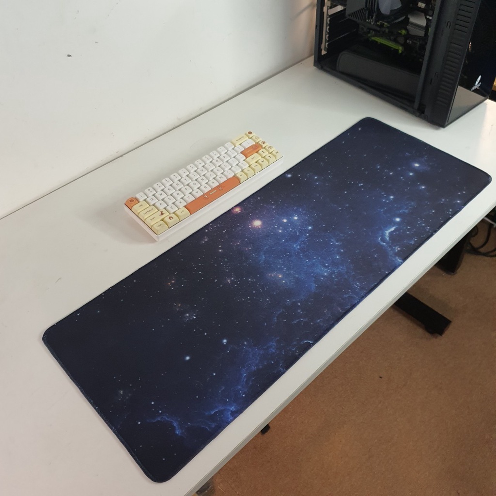 Lót chuột cỡ lớn 80x30cm dày 2mm pad gaming cỡ lớn speed bo viền chắc chắn