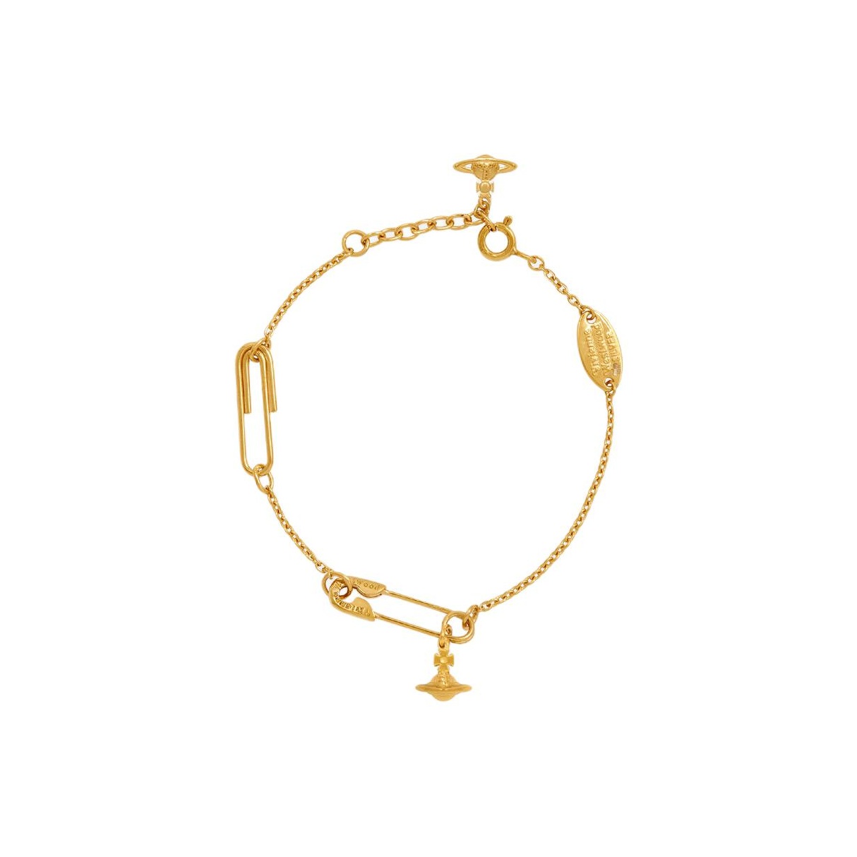 Vivienne Westwood Bracelets Unisex Gold