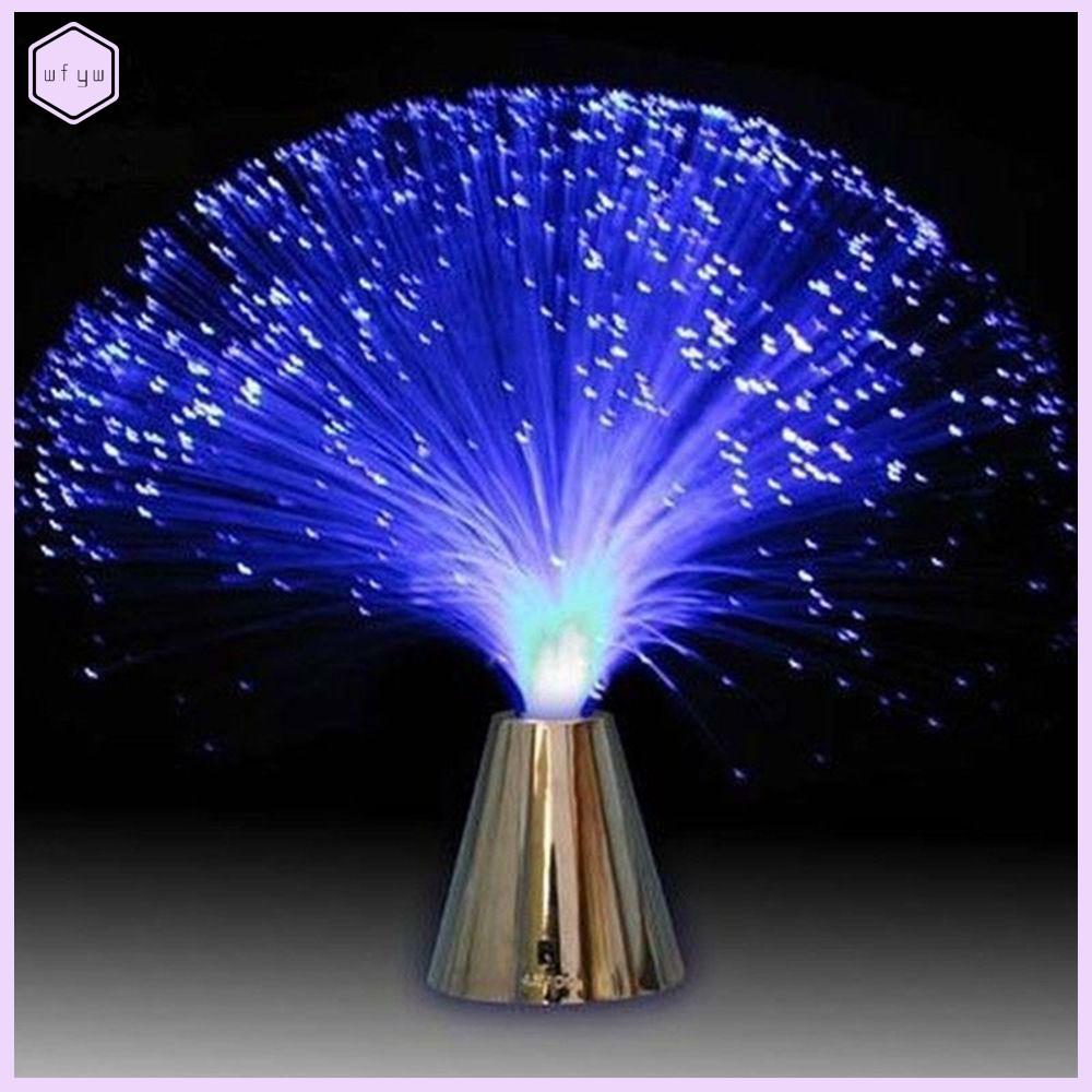 WFYW Dễ thương Trang trí ngày lễ Xinh đẹp Thay đổi nhiều màu Đầy sao Star LED Light Đèn sợi quang
