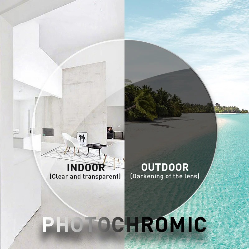 PHO01 Prescription Lenses 1.61 Photochromic Gray High-Definition Presbyopia Lenses ราคา 4,158 บาท*ส่งฟรี