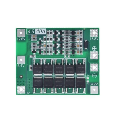 4S 40A 18650 Li-Ion Lithium Battery Charger PCB Board BMS Protection Module for Drill Motor 14.8V 16.8V Lipo Cell Module