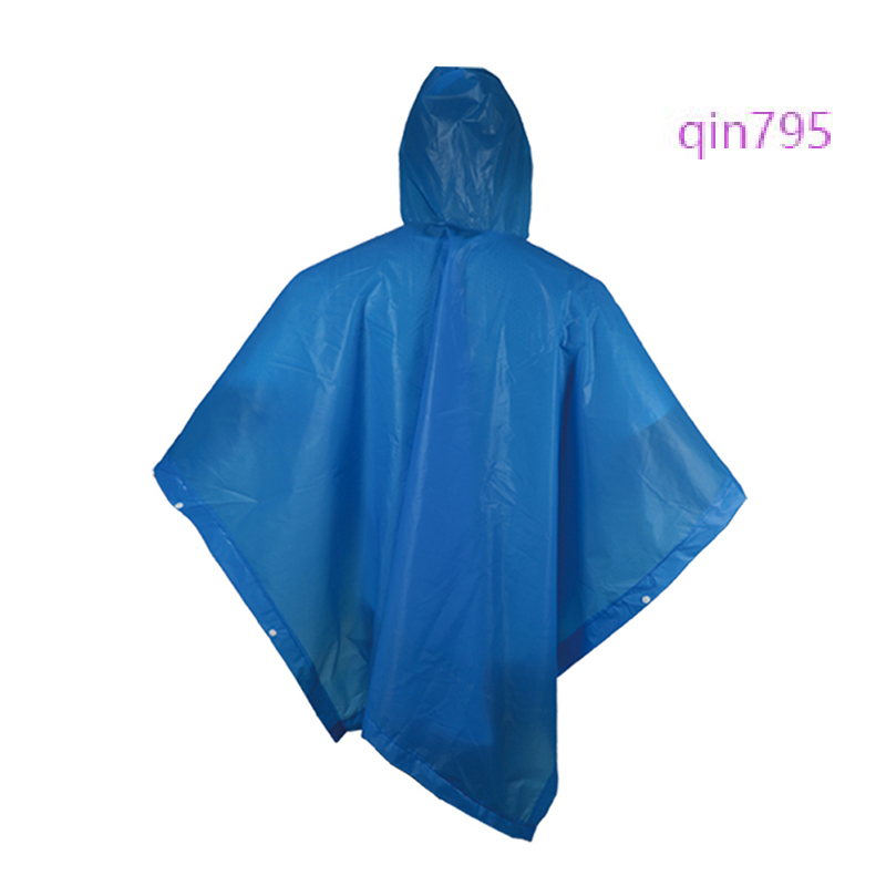 qin795 Áo mưa ngoài trời trùm đầu tay Áo mưa không thấm nước Poncho xe máy che mưa Cắm Trại Đi Bộ Đường Dài du lịch áo mưa