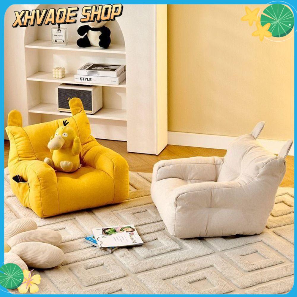 XHVAQE Thoải mái Ghế Sofa Nhỏ Tiện dụng Mềm mại Ghế sofa cotton có thể giặt được Dễ thương cho trẻ em với túi lưu trữ Ghế Sofa Lười Phòng Khách Dành cho bé trai và bé gái
