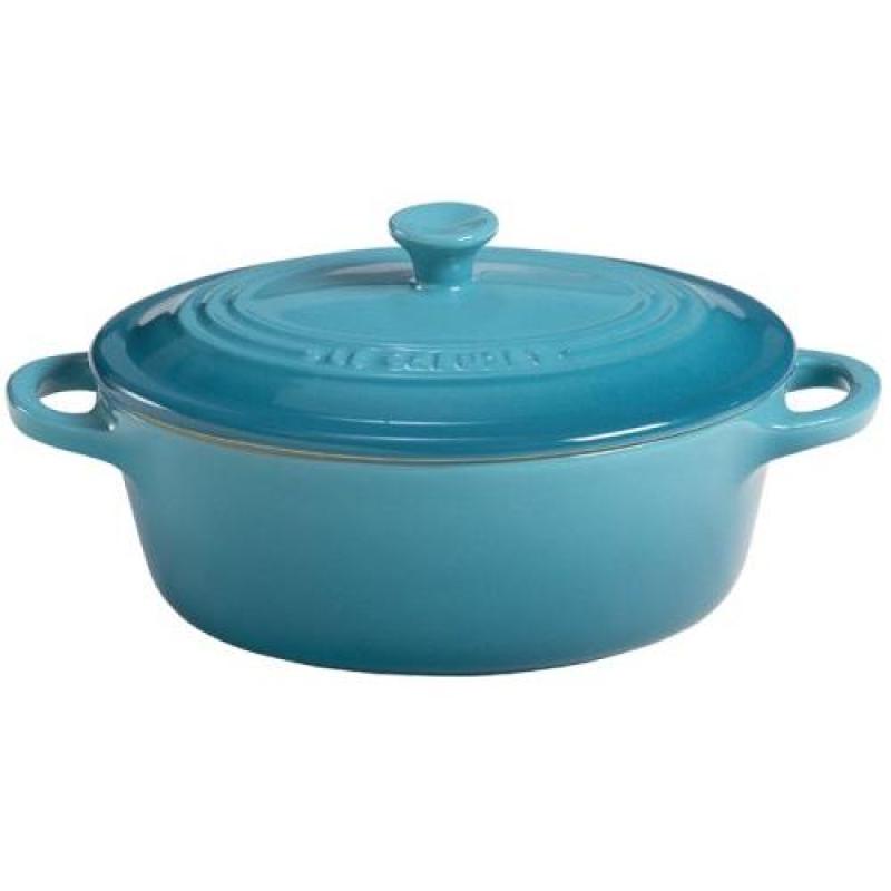 Le Creuset Stoneware 12-Ounce Mini Oval Cocotte, Caribbean Singapore