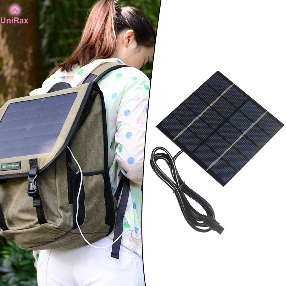 【Unirax】 Bộ sạc Năng lượng mặt trời ngoài trời Sử dụng năng lượng hiệu quả sạc năng lượng mặt trời di động 【hàng có sẵn】