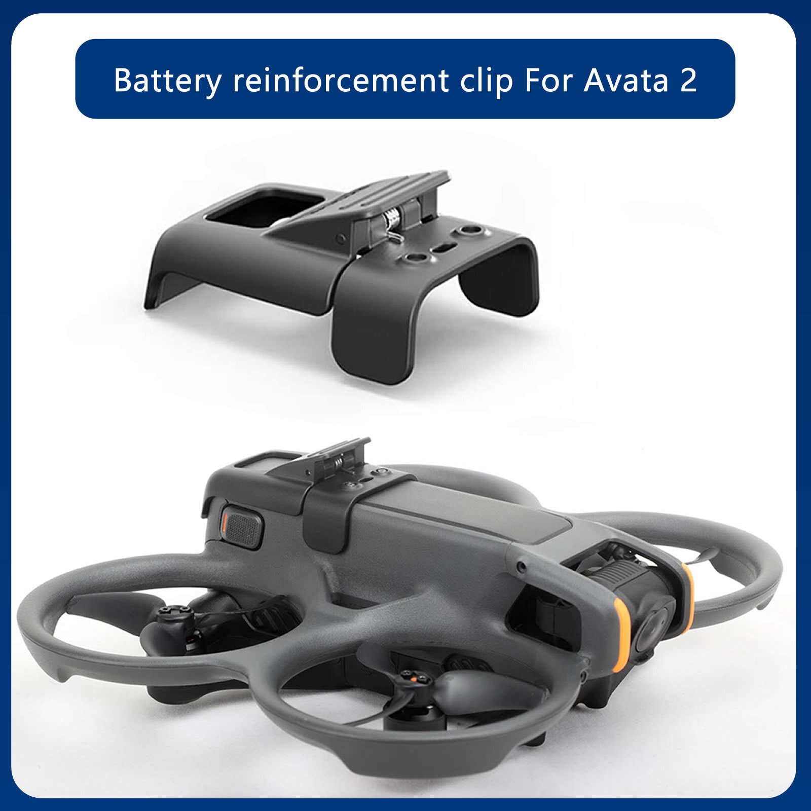 Battery Buckle For DJI Avata 2 Protection Frame Cover Anti-Drop Safety Clip For Avata 2 Battery Cover Guard Accessories