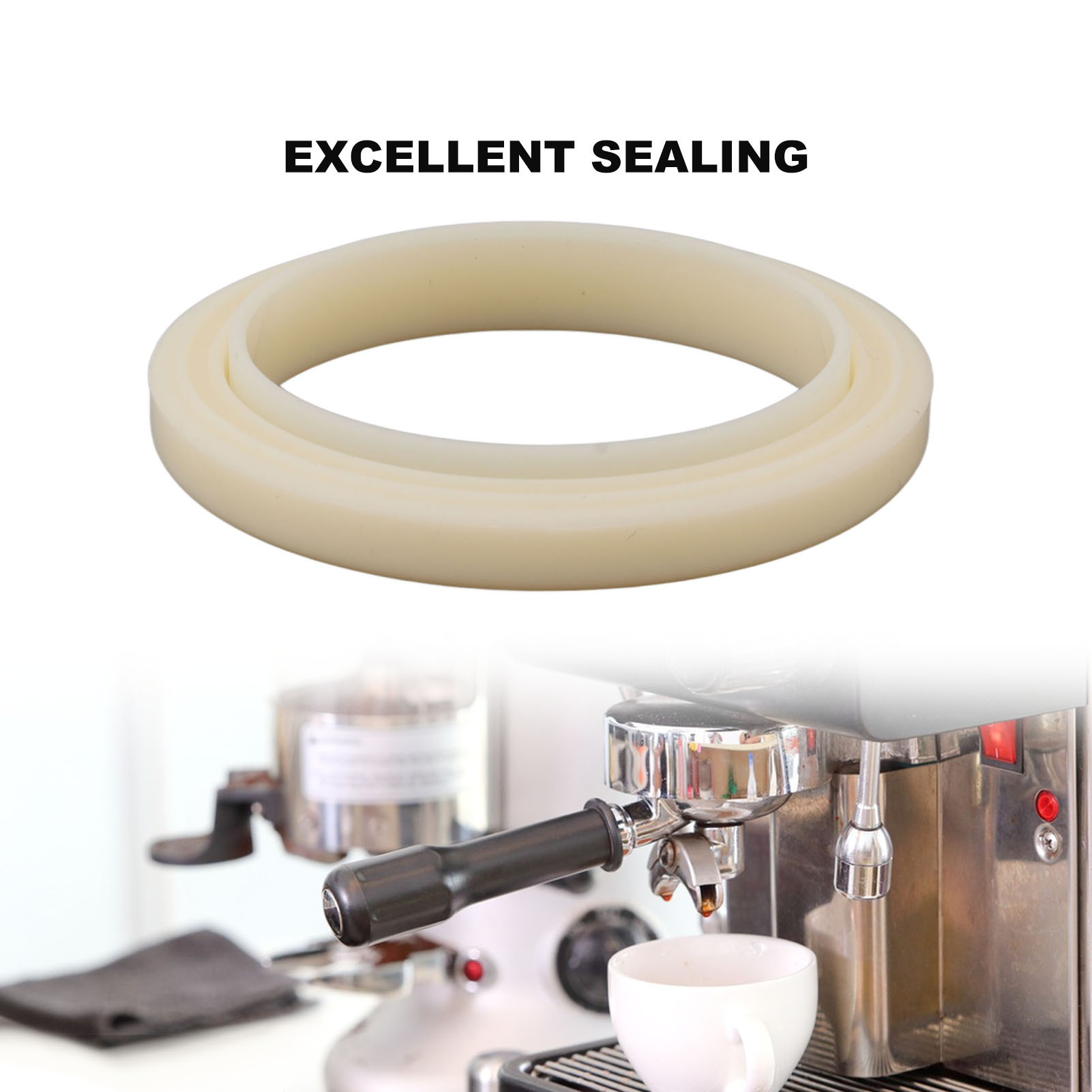 Vòng đệm silicon máy pha cà phê Vòng hơi silicon 54mm linh hoạt cho gia đình