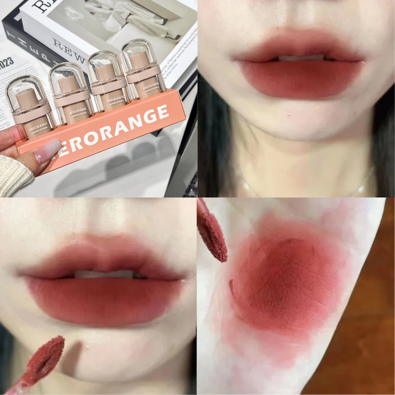 Herorange son bóng dưỡng ẩm son môi dạng lỏng chống thấm nước lâu trôi