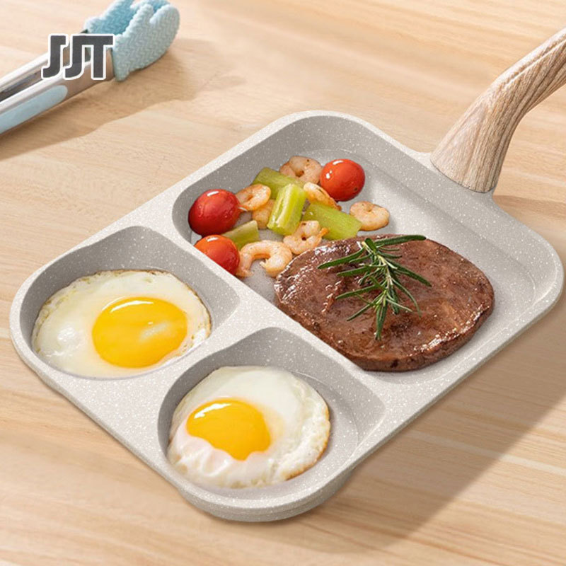 Fried egg pan pan Steak frying pan Medical stone material Sanheyi breakfast Guo Multifunctional non-stick pan ราคา 250 บาท*ส่งฟรี