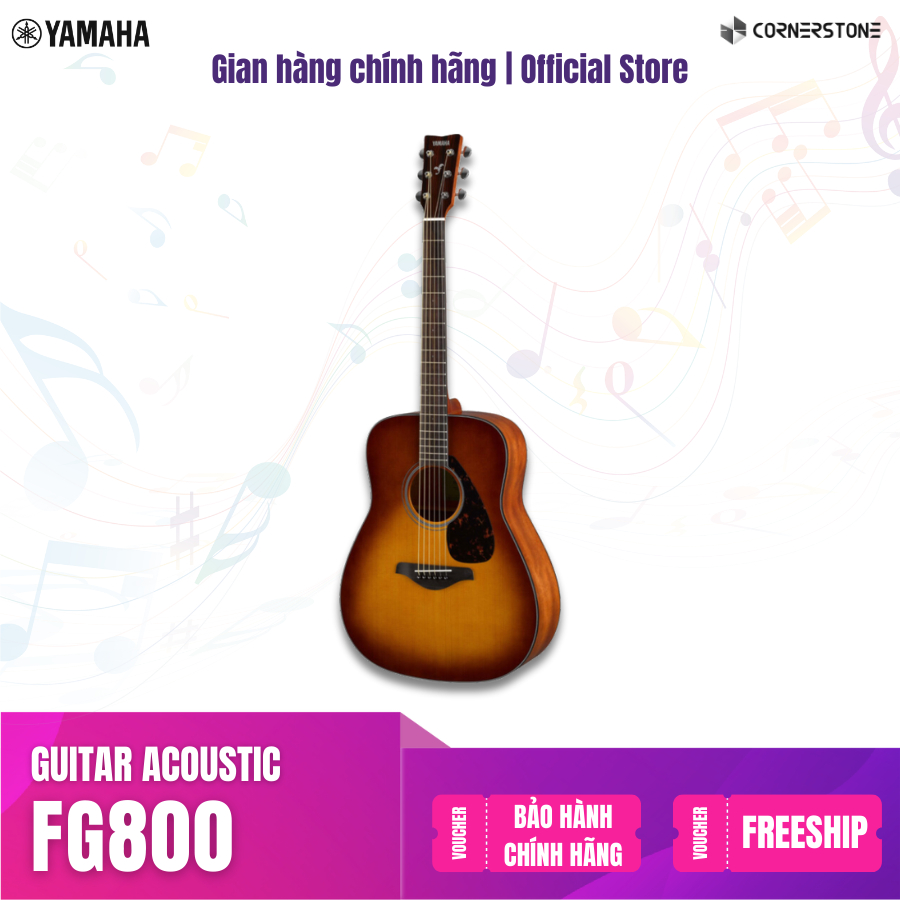 Đàn Guitar Acoustic Yamaha FG800 - Bảo hành chính hãng