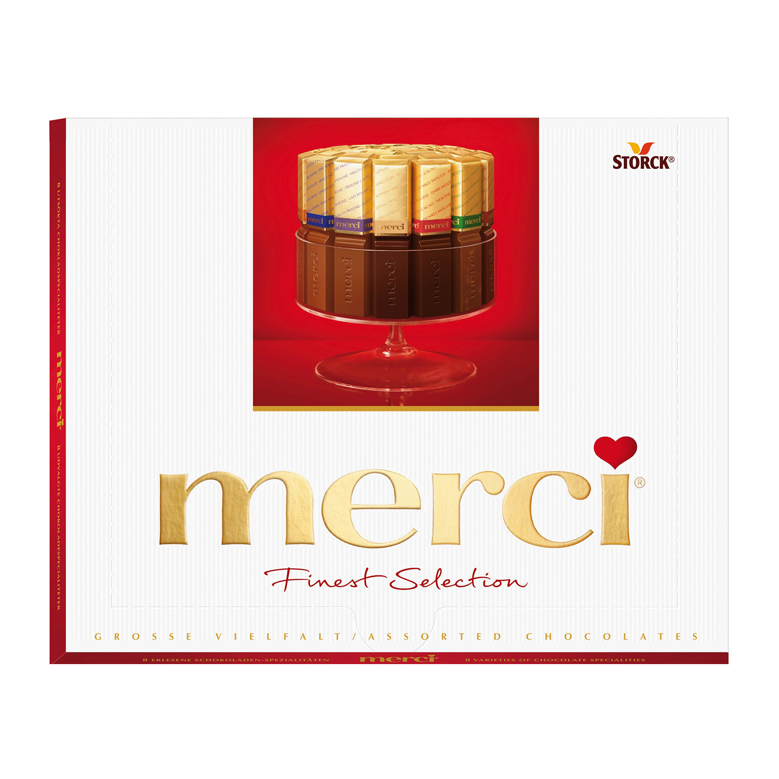 Merci Chocolate 7 Flavors 125G - Imported & Recognised Source