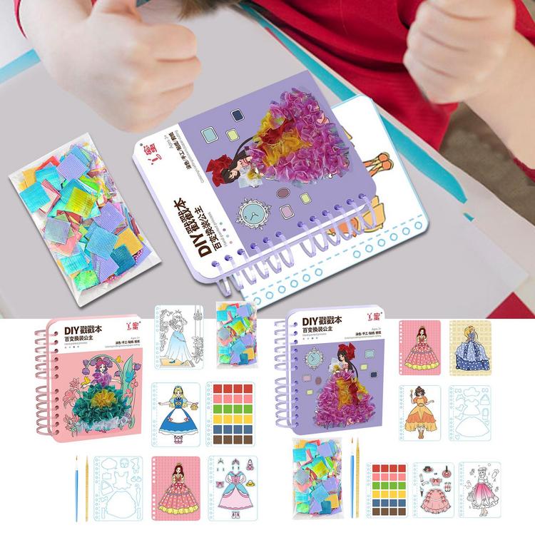 Children s Puzzle Perforated Drawing Pocket Watercolor Children s