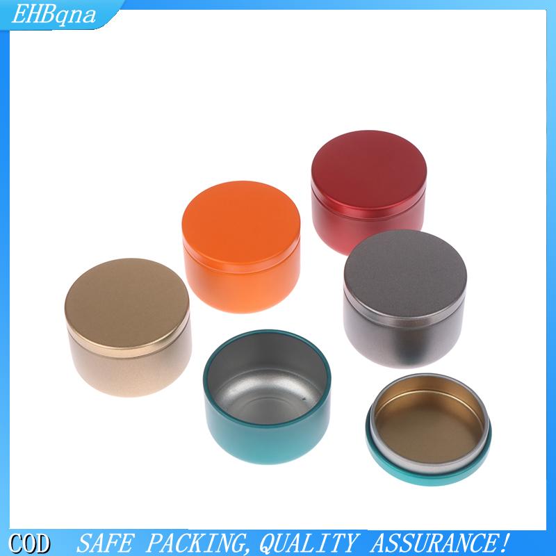 COD 5.4Cm Xách Tay Màu Rắn Mini Hộp Thiếc Trà Kín Jar Đóng Gói Hộp Đồ Trang Sức Kẹo Lưu Trữ Nhỏ Có Thể Đồng Xu Bông Tai Tai Tai Nghe Quà Tặng Trường Hợp