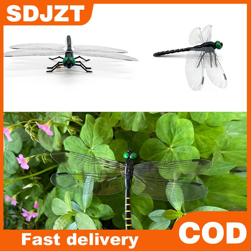 SDJZT เครื่องไล่ยุงกลางแจ้งจำลองแมลงปอตัวใหญ่แท่งสำหรับใส่แมลงปอไล่ยุงแมลงรุ่นของเล่นปีกยาว14ซม. ราคา 18 บาท*ส่งฟรี