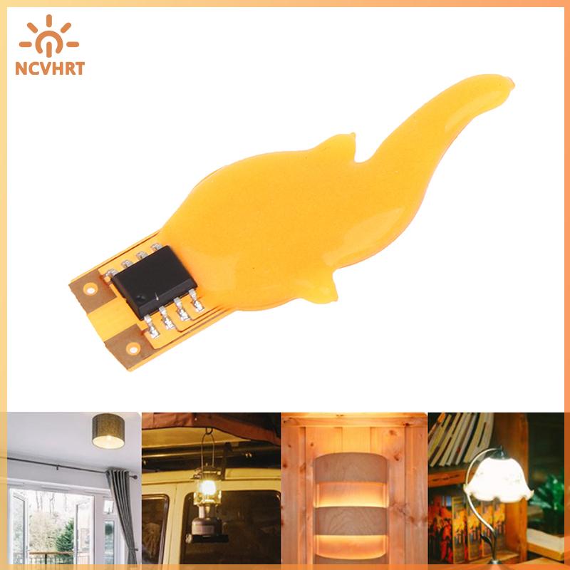 NCVHRT 3V LED cob แฟลชเทียนยืดหยุ่น2200K DIODE Light ตกแต่งหลอดไฟอุปกรณ์เสริม DIY candle Light Parts