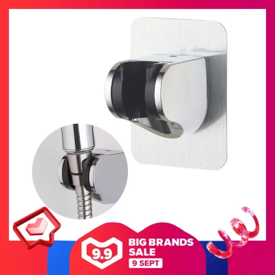 Umiwe Vacuum Suction Cup Shower Head Wall Mount Holder Removable Handheld Showerhead Bidet Sprayer Adhesive Bracket Chrome