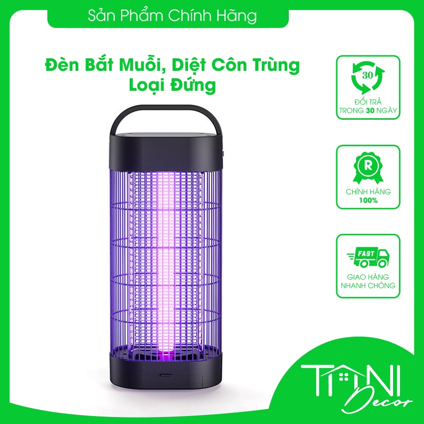 Đèn Bắt Muỗi Và Diệt Côn Trùng Cao Cấp, Máy Bắt Côn Trùng Ánh Sáng Sinh Học Thông Minh