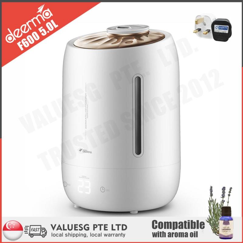 DEERMA F600 ULTRASONIC AIR HUMIDIFIER/5L LARGE CAPACITY/AROMA DIFFUSER/SG Plug/ Up to 6 Months SG Warranty Singapore