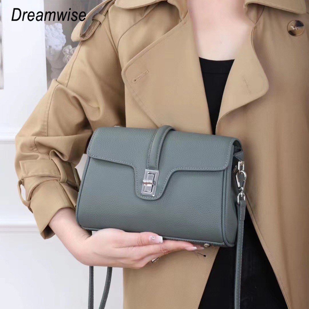 Dreamwise Crossbody Shoulder Bags for Women Togo Genuine Cow Leather Fashion Casual Samll Square Bag 206 ราคา 1,515 บาท*ส่งฟรี