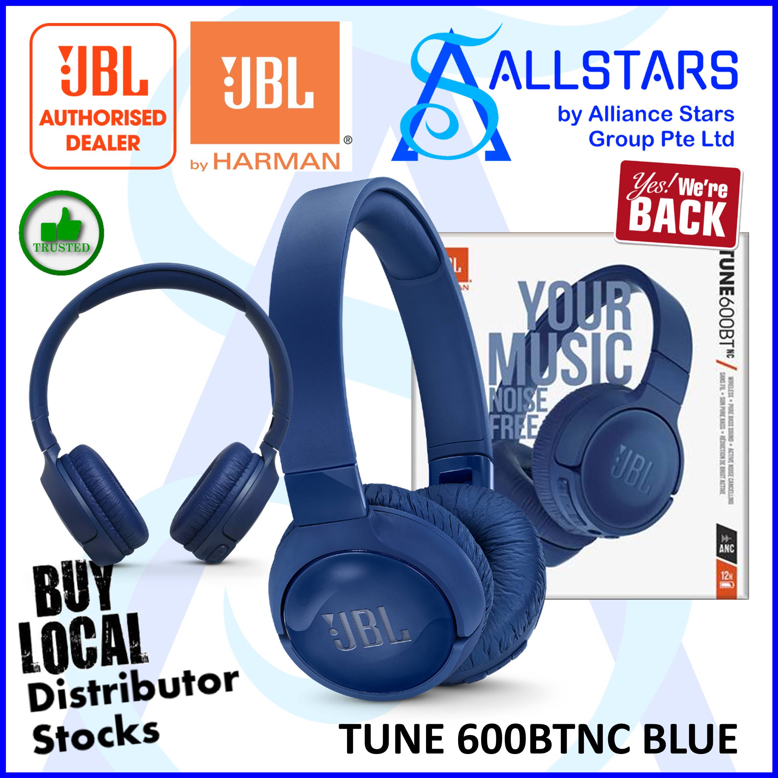 JBL Harman TUNE 600BT NC, Audio, Headphones \u0026 Headsets on Carousell