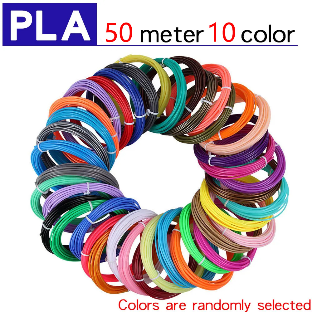 PLA Colored Odorless Safety Plastic 3D Pen Filament Diameter 1.75mm For 3D Printing Pen Kids Birthda
