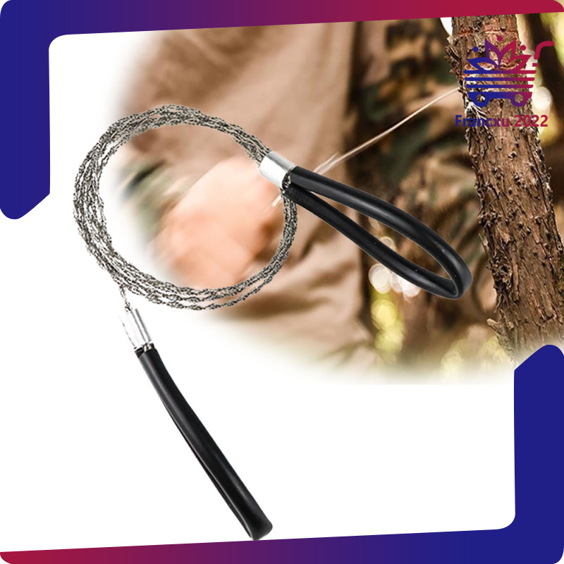 Portable Wire Saw 360 Degree Rotation Stainless Steel Manual Cutting Chain Saws Survive Tools For Outdoor Camping Hiking