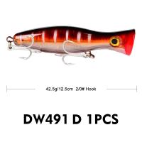 PROBEROS Umpan Pancing Lure Popper 13Cm/43G DW491 LP006