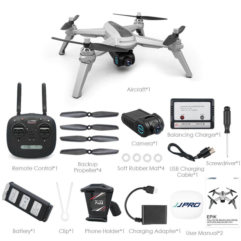 StageOnline JJRC JJPRO X5 GPS Wi-Fi Drone con Cámara 1080P HD Gran Dron para Principiantes Quadcopter con Altitude Hold Motor sin escobillas