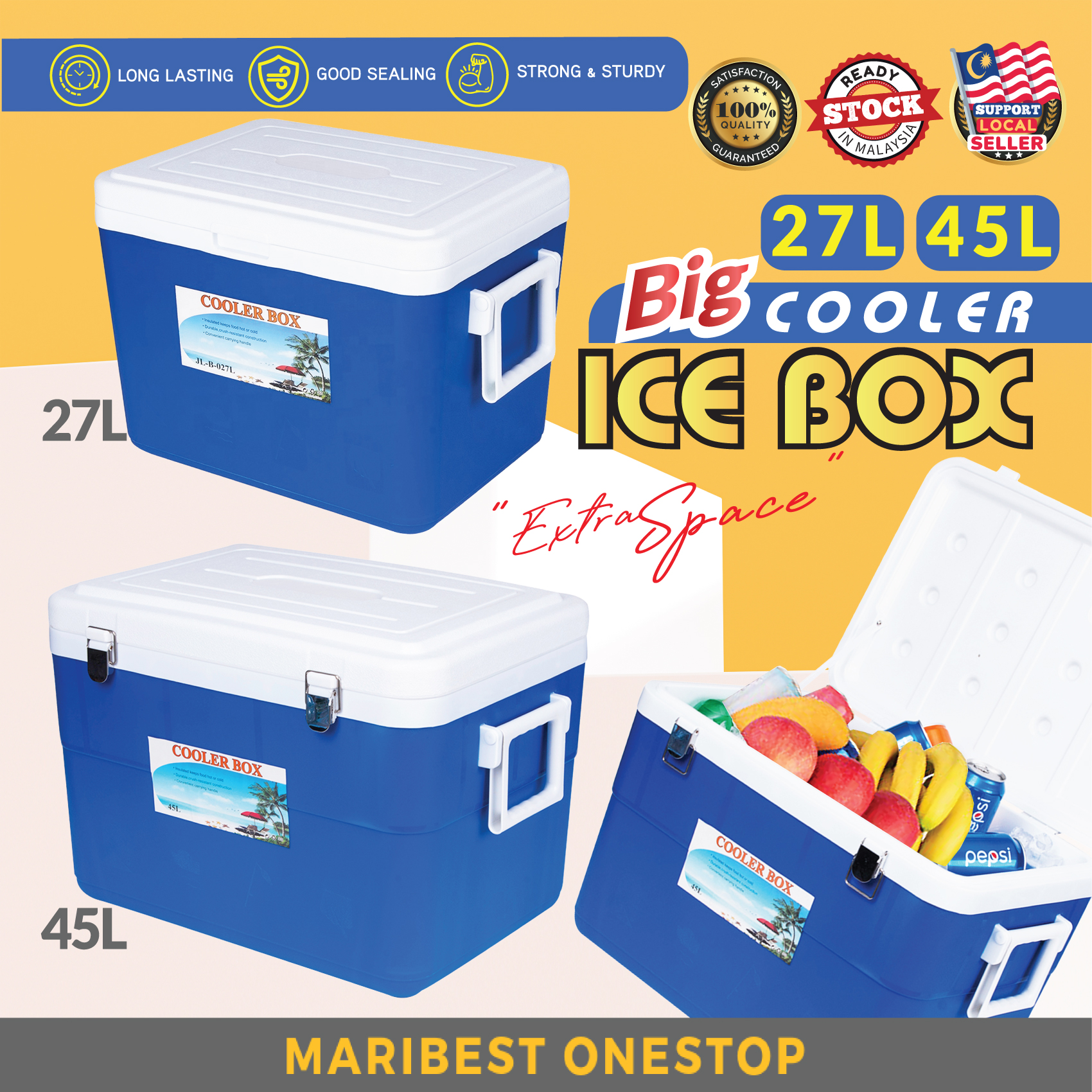 70l Cooler Box Fishing, Fishing Ice Box Cooler, Refrigerator Incubator