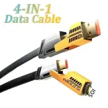 4 Trong 1 65W Nhanh Chóng Sạc USB Để Loại C Pd Cáp Sạc Nhanh Cho iPhone 16 15 14 Xiaomi Samsung Huawei Pd cáp điện thoại di động