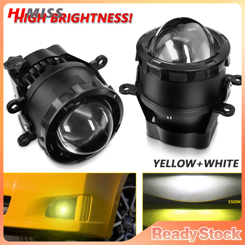 T08 Led Driving Fog Lights Headlights 6000LM Super Bright 3000K/5500K High-definition Convex Lenses Spotlights IP68 Waterproof For Off-Road Truck 2PCS ราคา 3,825 บาท*ส่งฟรี