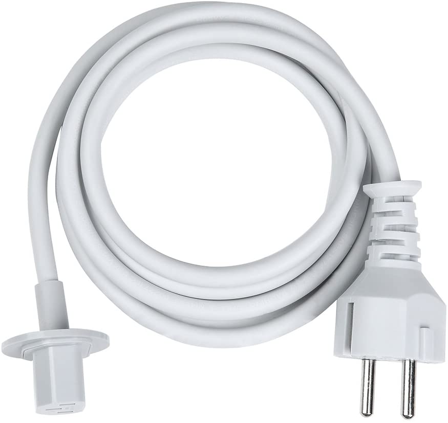 【】 New Europe Plug 1.8m Power Cord Cable For Imac Computer Macbook Eu Plug Charger Adapter