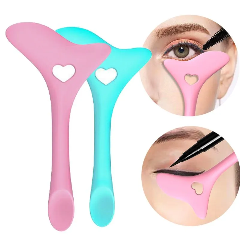 Coolnice Bút kẻ mắt bằng silicon bút chì bút kẻ mắt dạng cánh dụng cụ vẽ Mascara Mẫu Bút Kẻ Mắt Chuyên Nghiệp Mẫu Bút kẻ mắt dạng dụng cụ hướng dẫn dụng cụ trợ giúp tái sử dụng