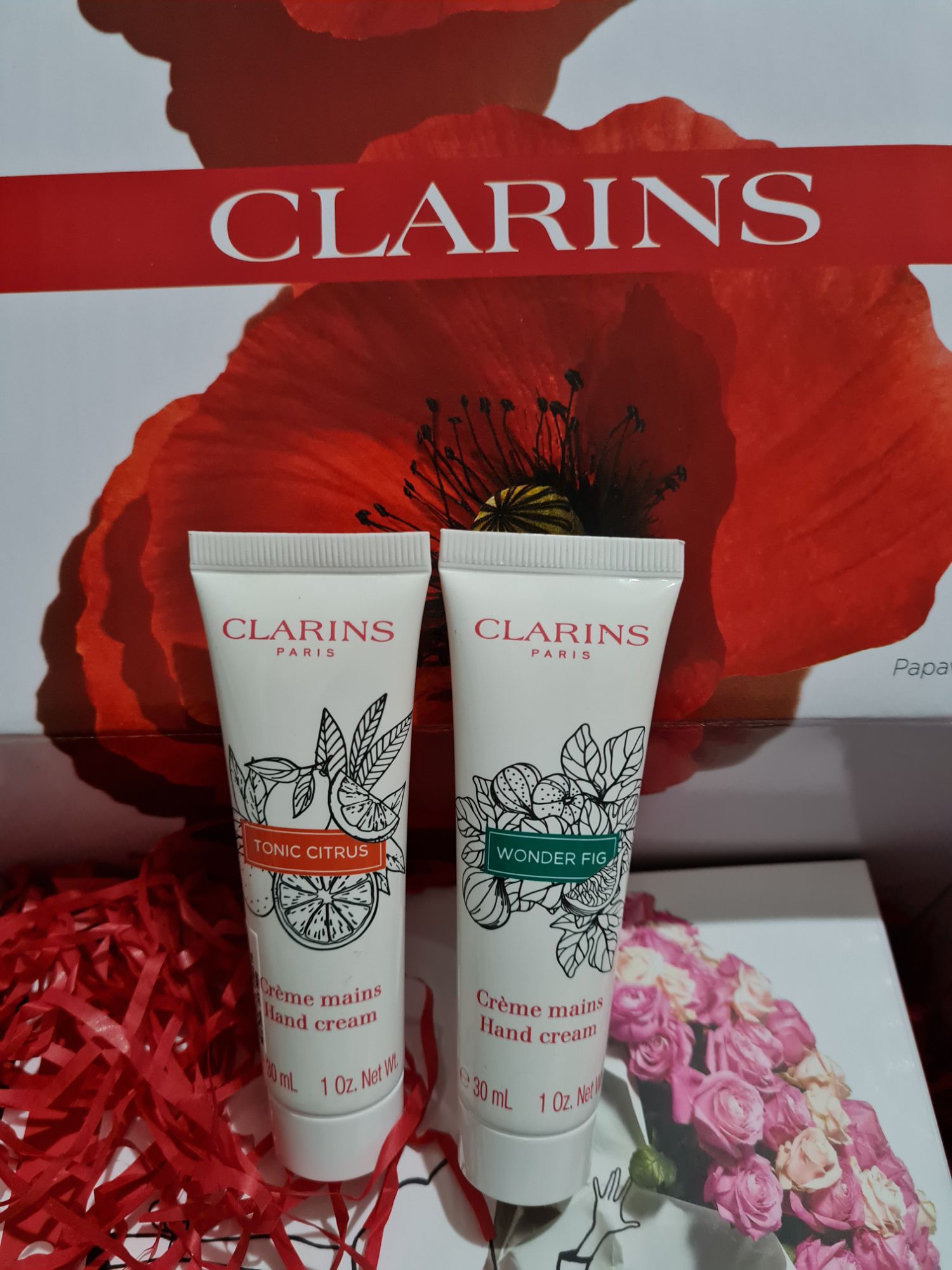 clarins tonic citrus hand cream
