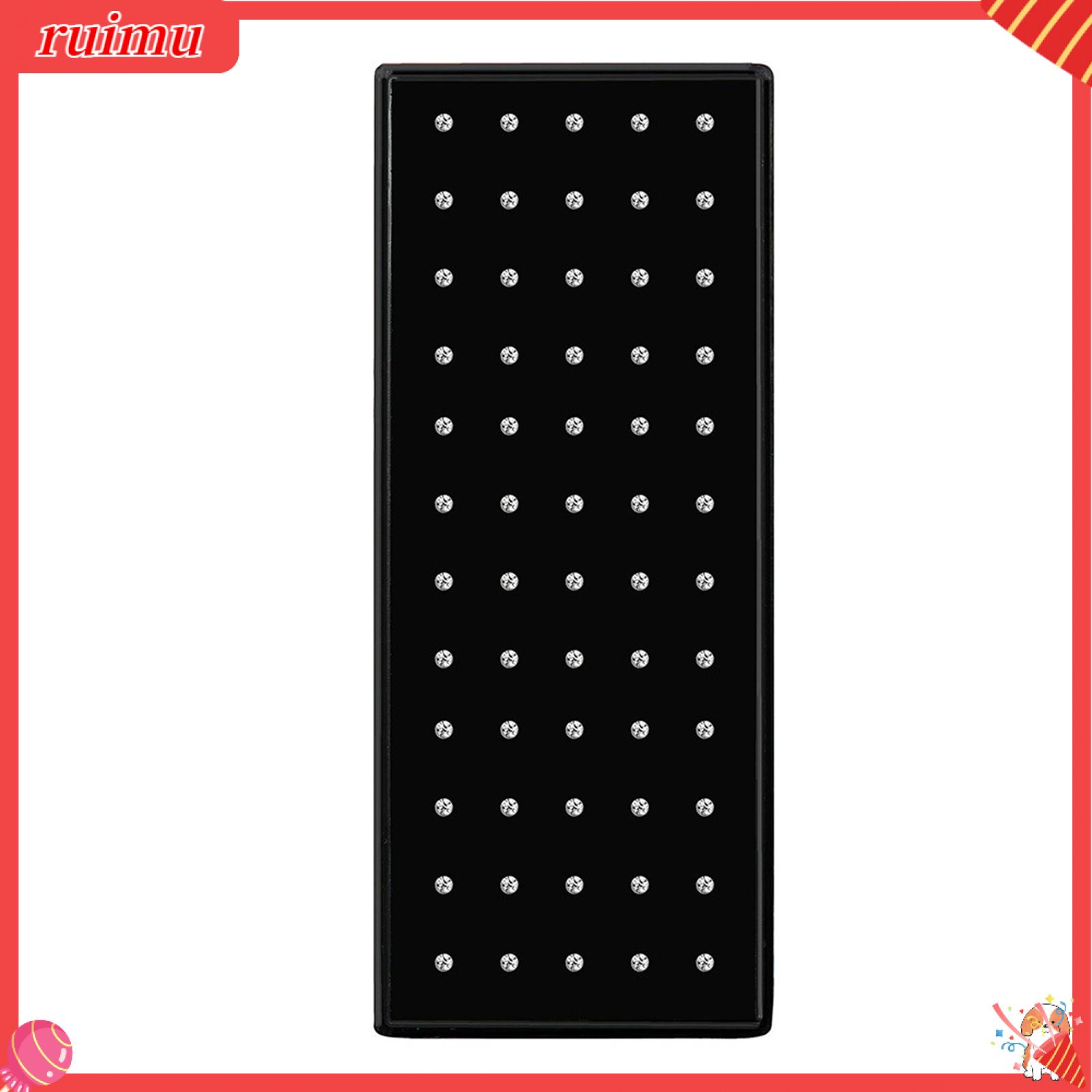 Ruimu 60pcs khuyên mũi xuyên hấp dẫn Rhinestone thoải mái để mặc sáng bóng trang sức cơ thể không gây dị ứng thép không gỉ Trang sức khuyên mũi phụ kiện trang sức mũi đinh tán hấp dẫn