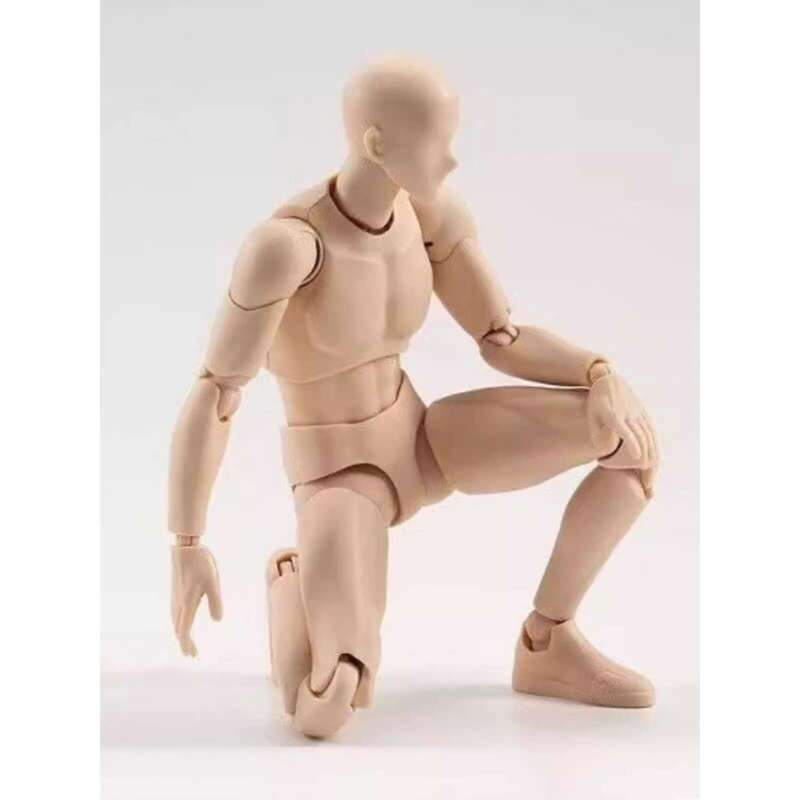 SHF Nude Doll Full Body Joint Movement Figma Handheld Model Art Drawing Sketching Male Female Reference Tool Action Figures & Collectibles