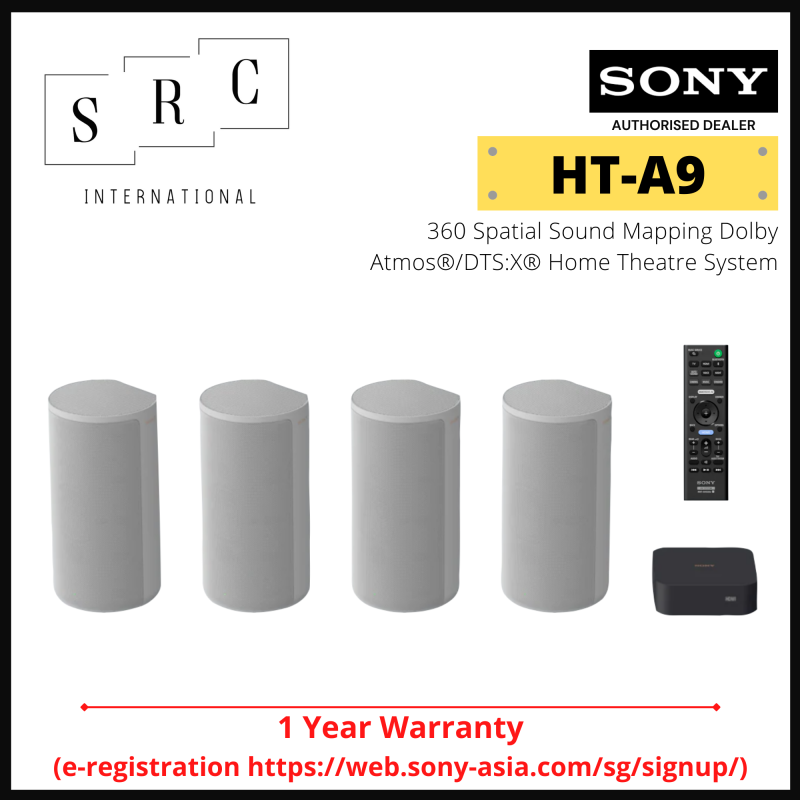 Sony HT-A9 360 Spatial Sound Mapping Dolby Atmos®/DTS:X® Home Theatre System with Free Concierge Service Singapore