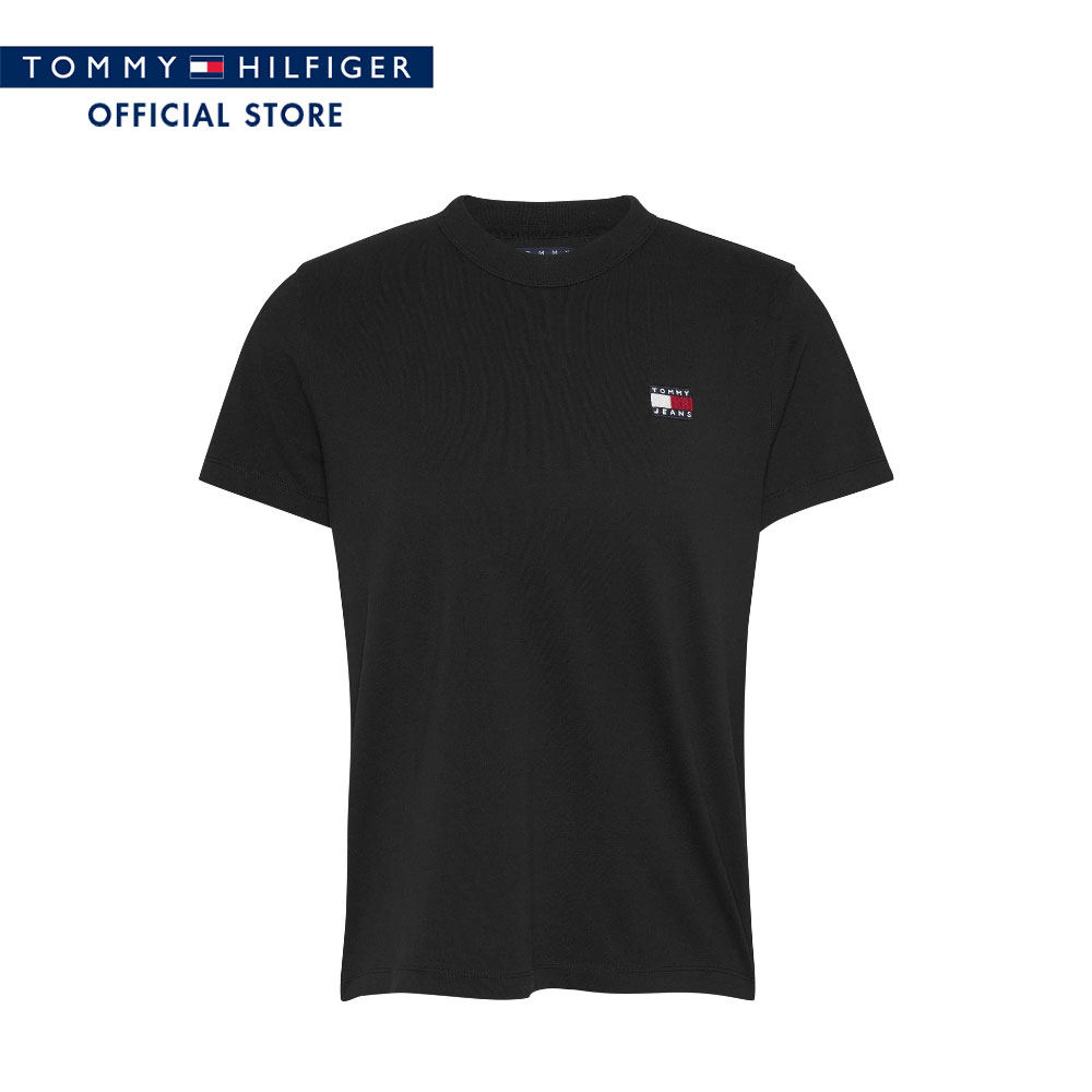 Tommy Hilfiger Women Tee Model DW0DW20153 BDS - Black Regular Fit ราคา 1,592 บาท*ส่งฟรี