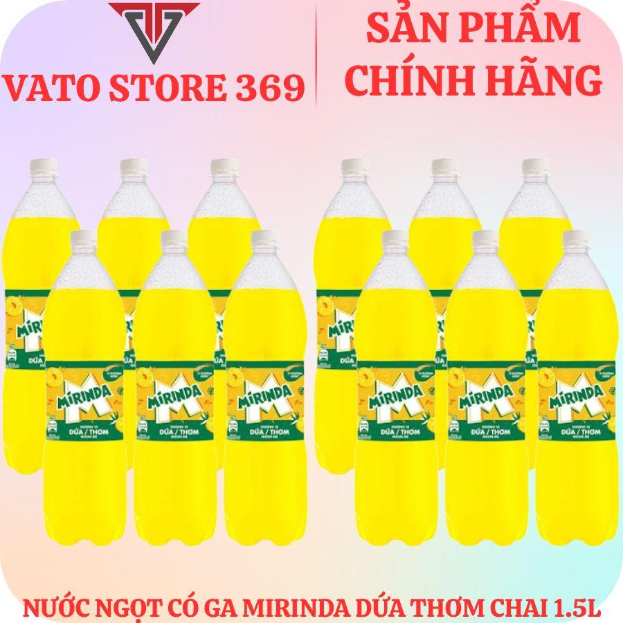 Nước ngọt MIRINDA hương vị thơm dứa chai 1.5 lít