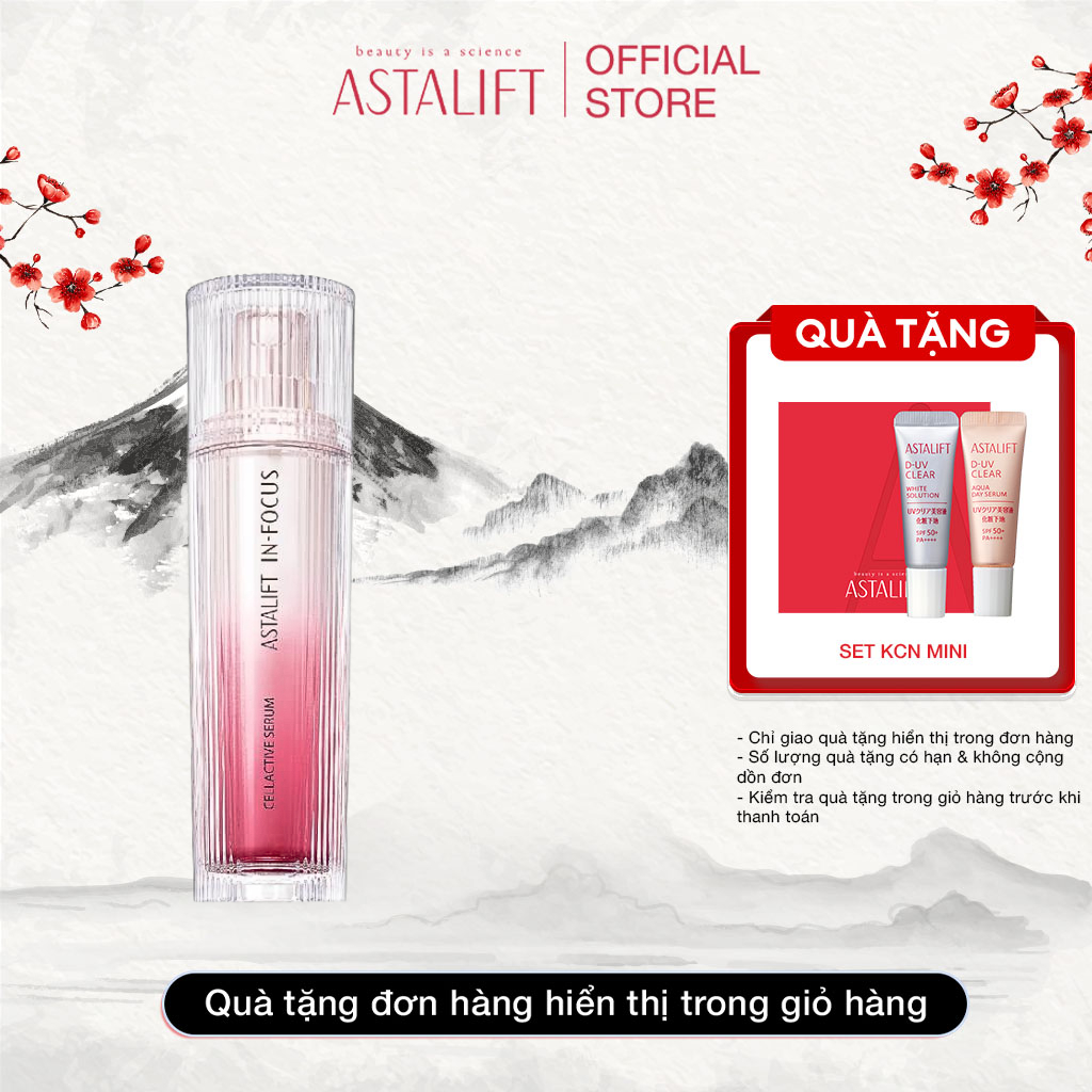 Tinh Chất Tế Bào Gốc Trẻ Hoá Làn Da ASTALIFT In-Focus Cellactive Serum 30ml