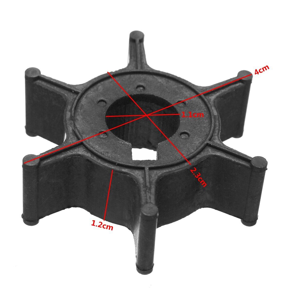 For Yamaha 4-6HP #6E0-44352-00-00 Outboard Motor Engine Water Pump Impeller